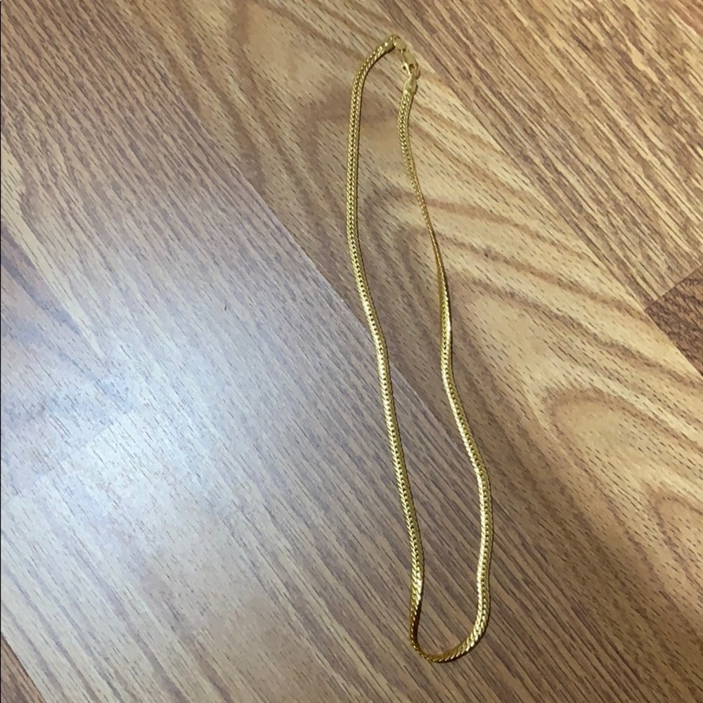 18k gold plated necklace